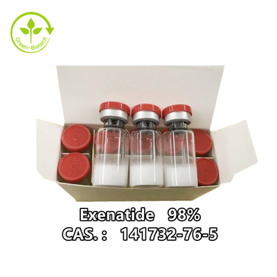 μπουκάλια 10mg/Bottle 1g/Bottle 10/σκόνη CAS 141732-76-5 κιβωτίων 98% Exenatide