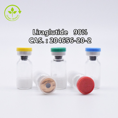Σκόνη GLP-1 CAS 204656-20-2 98% Liraglutide συσκευασία μπουκαλιών πενικιλίνης ανάλογων
