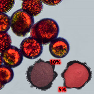 Astaxanthin σκονών εκχυλισμάτων φυτού πρώτης ύλης καθαρή σκόνη 2% 3% 5%