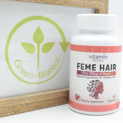Biotin καψών Feme ODM συμπληρωμάτων βιταμινών 60 κάψες