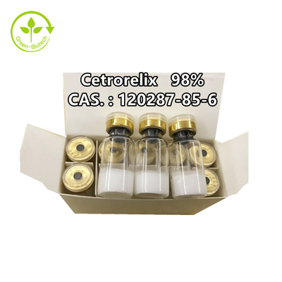 Μπουκάλι της Celine που συσκευάζει τη σκόνη CAS 120287-85-6 10mg/Bottle Cetrorelix 98%