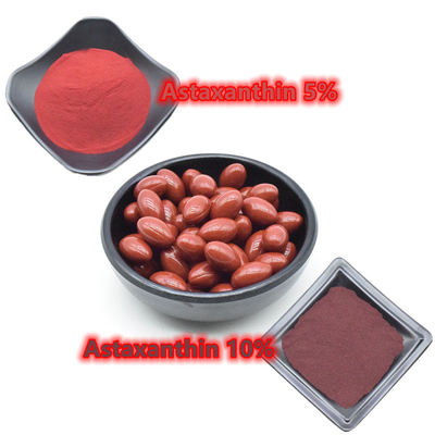 Astaxanthin αποσπασμάτων Haematococcus Pluvialis βαθμού τροφίμων φυσική καθαρή σκόνη