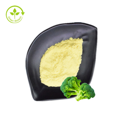 Φυσική σκόνη Sulforaphane εκχυλισμάτων σπόρου μπρόκολου σκονών 1% 10% Glucoraphanin