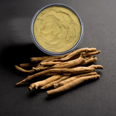Εκχύλισμα ρίζας Ashwagandha Καφέ σκόνη 5% Withanolide Για κάψουλες Ashwagandha Maca