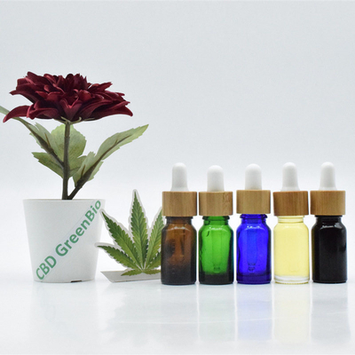 Sativa Βάμμα λουλουδιών CBD φύλλων Dropper ελέγχου 10ml 20ml πόνου πετρελαίου μαύρο πετρέλαιο μπουκαλιών CBD γυαλιού