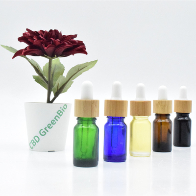 Sativa Βάμμα λουλουδιών CBD φύλλων Dropper ελέγχου 10ml 20ml πόνου πετρελαίου μαύρο πετρέλαιο μπουκαλιών CBD γυαλιού
