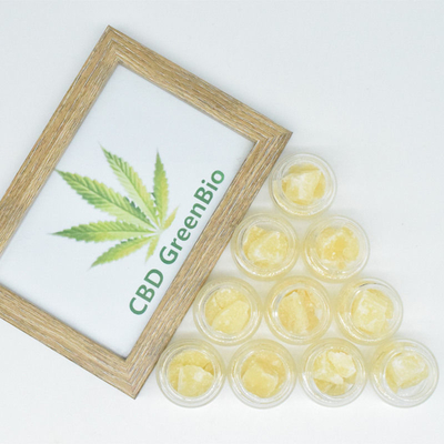 Καθαρό CBD λουλουδιών κάνναβης κερί 95% εξαγωγής για το κτύπημα του HPLC δοκιμασμένου