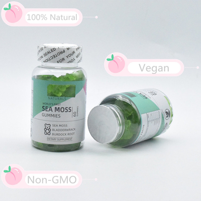 οργανικό βρύο Gummies θάλασσας 1000mg Bladderwrack για την απώλεια κκπ βάρους