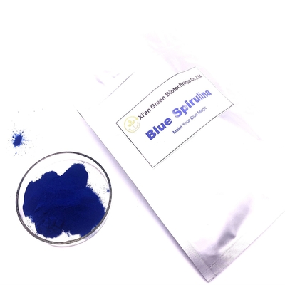 Καθαρή Phycocyanin Spirulina χρωματισμών τροφίμων του ISO φυσική μπλε αξία σκονών E18