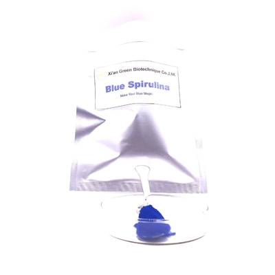 0.1g/1000ml καθαρή μπλε σκόνη Spirulina για τους καταφερτζήδες E6 που προωθούν το ανοσοποιητικό σύστημα
