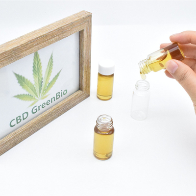 Καθαρό οργανικό πετρέλαιο αποστάγματος CBD THC ελεύθερο 80% για τον ύπνο βοήθειας