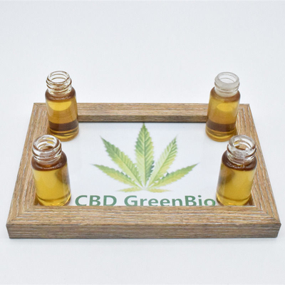 Καθαρό οργανικό πετρέλαιο αποστάγματος CBD THC ελεύθερο 80% για τον ύπνο βοήθειας